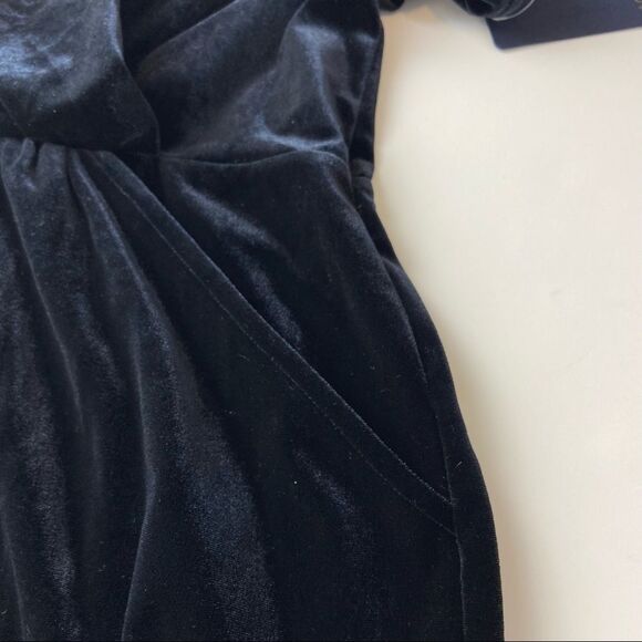 RACHEL Rachel Roy V-Neck velvet Dress - Picture 6 of 7